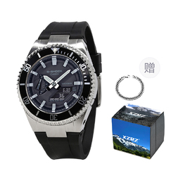 Casio Унисекс-часы с двумя жидкокристаллическими/аналоговыми дисплеями, черные ga-2100-1a改装-黑圈黑胶带