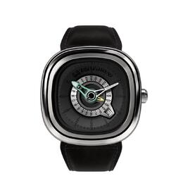 Sevenfriday PG1/01 Automatic Mens Watch Black Dial Silver Case