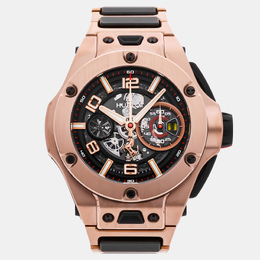 Hublot Big Bang 402.OX.0138.WR Automatic Black 18k Rose Gold Men’s Wristwatch 45 mm 1207598