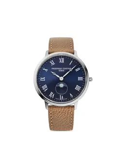 Наручные часы Classics Moonphase 39 мм Frederique Constant, синий 29804208 | синий