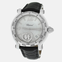 Chopard Happy Sport Valentines 8507 Quartz White Stainless Steel Men's Wristwatch 38mm 1207268