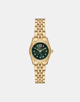 Женские часы Michael Kors Lexington с тремя стрелками, из нержавеющей стали золотистого оттенка — ЗОЛОТО 143150184 | gold