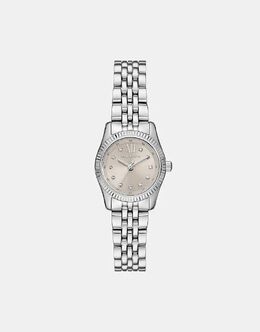 Женские часы Michael Kors Lexington с тремя стрелками, нержавеющая сталь, СЕРЕБРЯНЫЕ 143150171 | silver