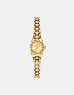 Женские часы Michael Kors Lexington с тремя стрелками из нержавеющей стали золотистого оттенка — ЗОЛОТО 143150212 | gold