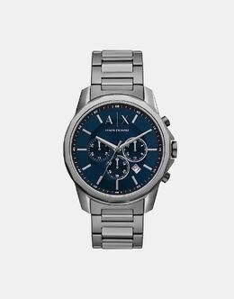 Часы Armani Exchange Chronograph из нержавеющей стали цвета оружейной стали 141915940 | gunmetal