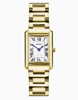 Часы Sekonda Sekonda Colette 22 мм прямоугольные золотые 150323706 | gold