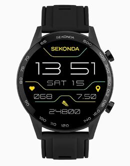 Часы Sekonda Sekonda active plus 45 мм круглые черные 149071095 | black