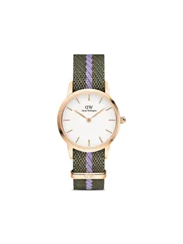 Наручные часы Iconic NATO 28 мм Daniel Wellington, белый 28390834 | белый