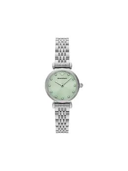Наручные часы Two-Hand 28 мм Emporio Armani, зеленый 29984419 | зеленый