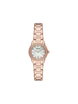Кварцевые наручные часы 26 мм Emporio Armani, серебряный 29984378 | серебристый