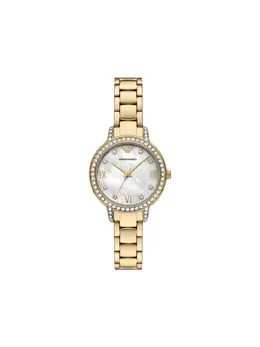 Наручные часы Three-Hand 32 мм Emporio Armani, серебряный 29984384 | серебристый
