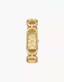 Женские часы Michael Kors mk empire с тремя стрелками, из нержавеющей стали золотистого оттенка — ЗОЛОТО 147713172 | gold