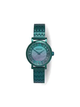 Наручные часы Zigzag Teal 36 мм Missoni, зеленый 29354910 | зеленый