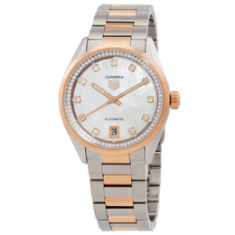 Tag Heuer Carrera Automatic Diamond White Dial Ladies Watch wbn2351.bd0000
