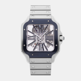 Cartier Santos de Cartier Watch, Model WHSA0026/1159803, Stainless Steel Case, Manual Winding
