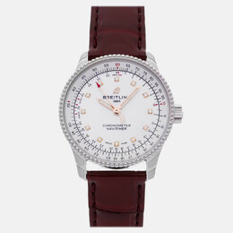 Women's Breitling Navitimer Automatic Stainless Steel White Dial Watch A17395211A1P1