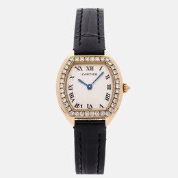 Cartier Tonneau 1910 Quartz Cream Dial Watch, 24mm Case Size