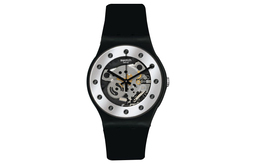 Swatch Серебряные часы унисекс 41 мм suoz147