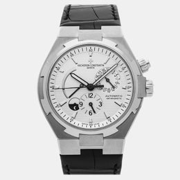 Vacheron Constantin Overseas Dual Time Automatic White Dial Stainless Steel Men's Watch 47450/B01A-9226