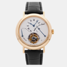 Breguet Classique Tourbillon 3657BA/12/9V6 Manual Winding White 18k Yellow Gold Men’s Wristwatch 39mm 1191583