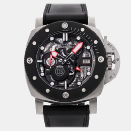 Panerai Submersible S Brabus Limited Edition PAM01403 Automatic Black Titanium Men’s Wristwatch 47mm 1192694