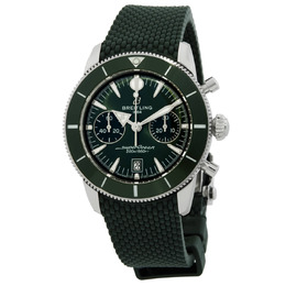 Breitling Superocean Heritage Chronograph AB0156361L1S1 - Silver/Black Dial, Men's Automatic Chronometer Watch