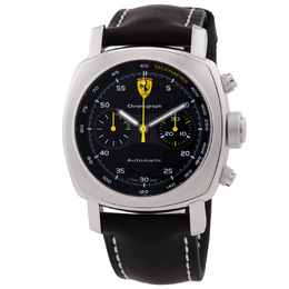 Pre-owned Pre-owned Panerai Ferrari Scuderia Chronograph Automatic Chronometer Black Dial Mens Watch fer00008