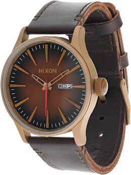 Часы Sentry Leather Nixon, цвет Bronze/Black 8277548 | bronze/black