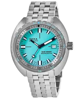 Doxa Sub 1500T Aquamarine Automatic Turquoise Dial Stainless Steel Men's Watch 883.10.241.10