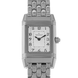 Pre-owned Jaeger-LeCoultre Reverso Hand Wind Silver Dial Ladies Watch 266.8.44
