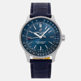 Pre-Owned Breitling Navitimer Automatic A17395161C1P1 Blue Stainless Steel Men's Wristwatch 35 MM 1210078