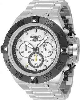 48201 Invicta Subaqua Noma IV Chronograph GMT Silver Dial Men's Watch
