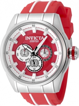 Invicta Speedway Red Dial Mens Watch (Model No. 49051)