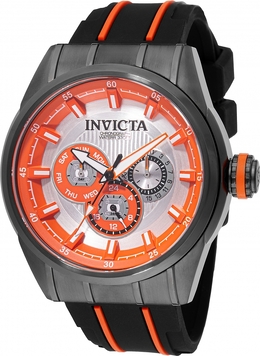 Invicta 49054 Speedway Mens Quartz Watch Silver Dial