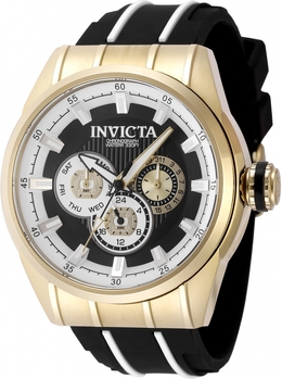 Invicta 49055 Speedway Mens Quartz Watch Black Dial