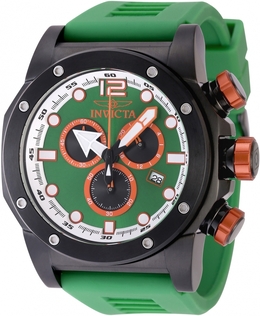 48981 Invicta Sea Hunter Chronograph GMT Green Dial Mens Watch