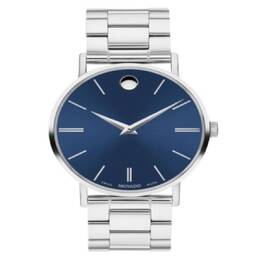 Movado Classic Museum Quartz Blue Dial Watch 607985