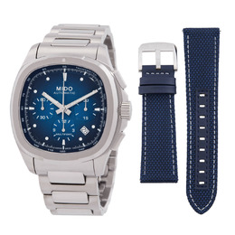 Mido Multifort TV Chronograph Automatic Blue Dial Watch m049.527.11.041.00