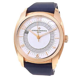 Pre-owned Vacheron Constantin Quai De L'Ile Silver Dial Mens Watch 86050/000r-i0p29