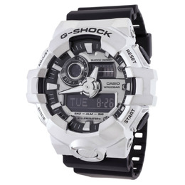 Casio G-Shock GM-700-1ADR - Silver Analog-Digital World Time Quartz Watch