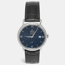 Omega De Ville Prestige Blue Dial Stainless Steel Men's Watch, Reference: 1211637