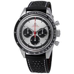 Pre-owned Omega Speedmaster Chronograph Sand-blasted Silvery Dial Mens Watch 311.32.40.30.02.001
