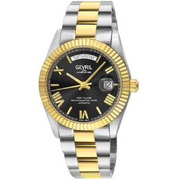Gevril West Village Automatic Mens Watch - Black Dial 48955B