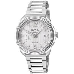Gevril Roosevelt Automatic White Dial Mens Watch 46521B