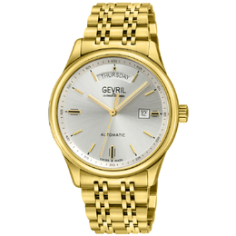 Gevril Excelsior Automatic Silver Dial Mens Watch 48203B