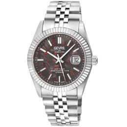 Gevril West Village Automatic Black Dial Mens Watch 48979B