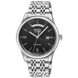 Gevril Excelsior Automatic Black Dial Mens Watch 42mm