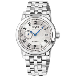 Gevril Madison Automatic White Dial Mens Watch 2563B