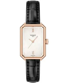 Tissot SRV White Mother of Pearl Dial Leather Strap Women's Watch t160.110.36.113.00