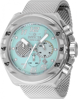 Invicta Racing Chronograph GMT Turquoise Dial Mens Watch 47202